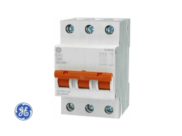 Disjuntor DIN Tripolar 40A ABB GE
