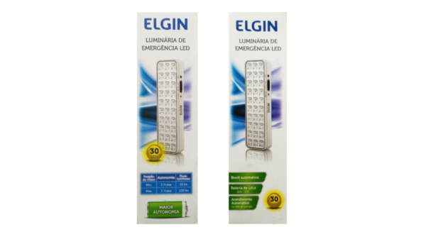 Luminária De Emergência 30 LEDs ELGIN - Image 2