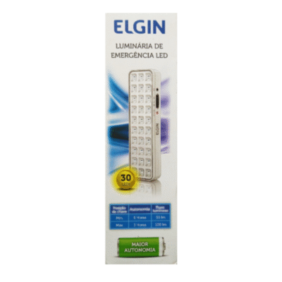 Luminária De Emergência 30 LEDs ELGIN