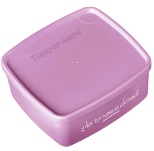 Pote Hermético Jeitosinho Aqui tem Memórias Afetivas Tupperware 400ml Lilás - Image 2
