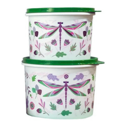 Tupperware Kit 2 Caixas Mantimento Pote Tampa Hermética