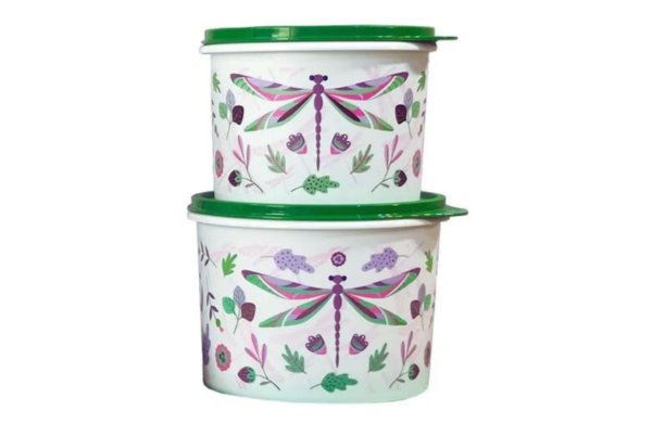Tupperware Kit 2 Caixas Mantimento Pote Tampa Hermética
