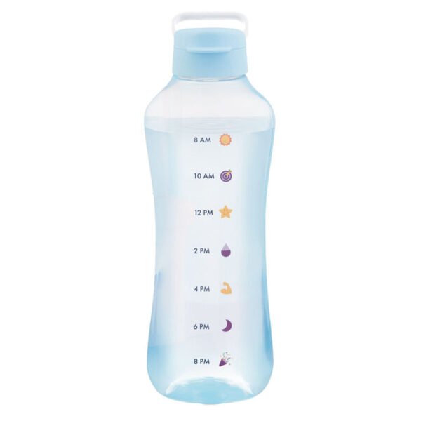 Garrafa Tupperware Motivacional Aquavibe Azul 2L