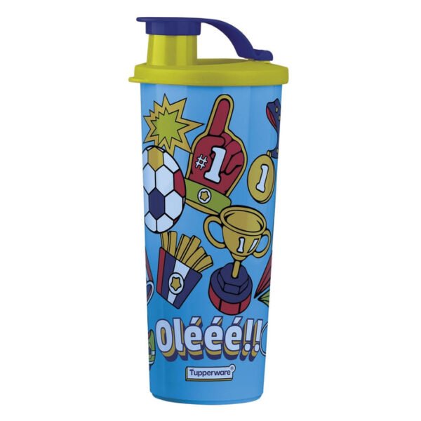 Jogo Tupperware 500ml Azul +Copo Infantil Com Bico Hora Do Jogo Tupperware 470ml Azul - Image 3