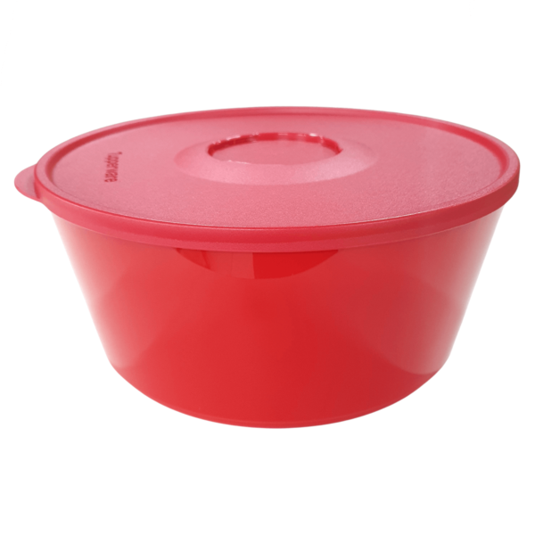 TIGELA ILÚMINA 4,3 LITROS VERMELHA TUPPERWARE