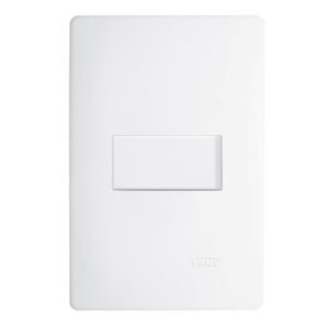Interruptor 1 tecla Simples Horizontal Habitat Branco Fame