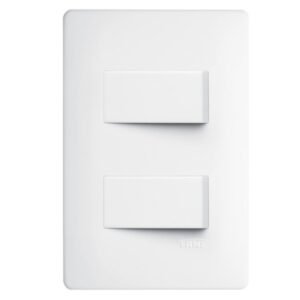 interruptor 2 tecla simples fame habitat