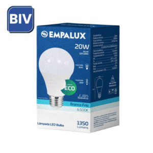 Lâmpada Led Bulbo E27 20W 6500K Eco Empalux