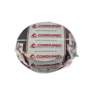 Cabo Flexível Preto 2,5mm 100m Condumig