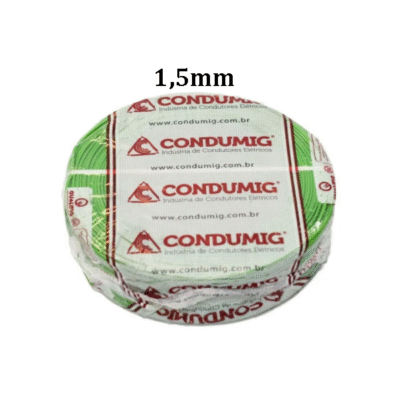 Cabo Flexível  1,5mm Verde 100m Condumig (cópia)