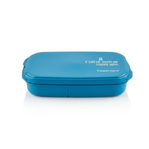 Basic Line 590ml Slim com divisória Azul Tupperware